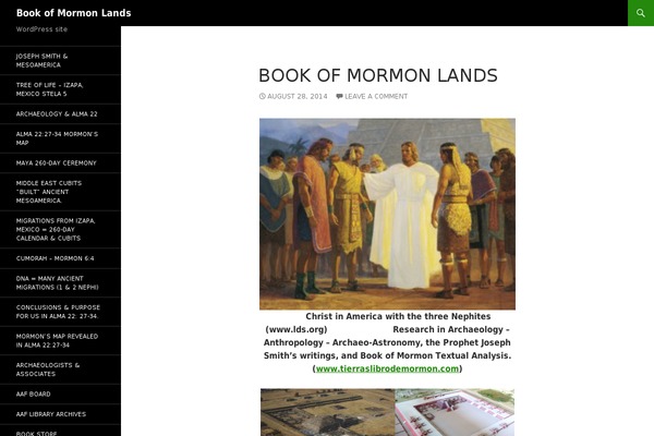 Twenty Fourteen theme site design template sample