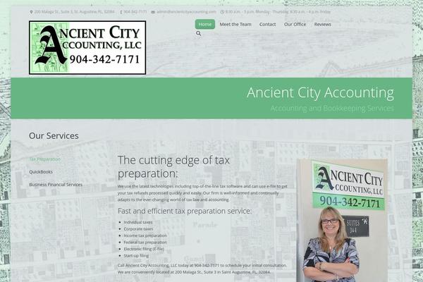 The7 theme site design template sample