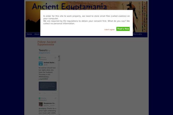 ancientegyptamania.com site used Egypt