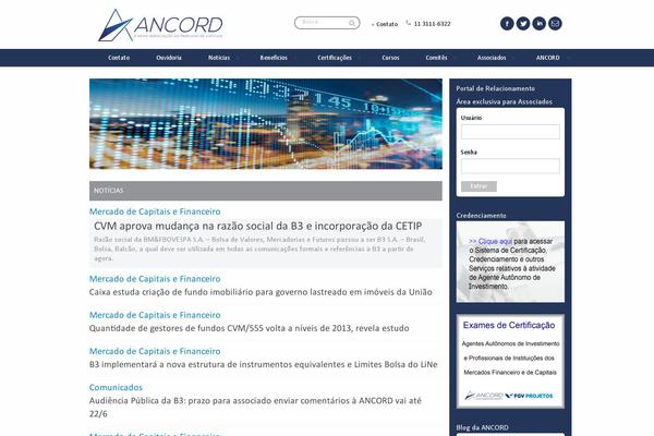 ancord.org.br site used Ancord