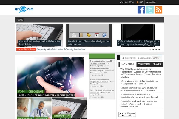 ancoso.ch site used Techblog-single-pro-psd