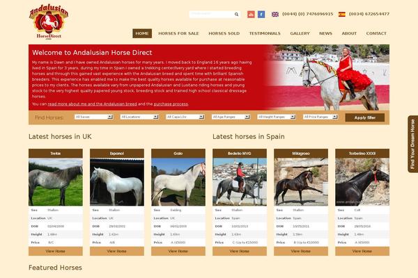 andalusianhorsedirect.com site used Andalusian-horse-direct