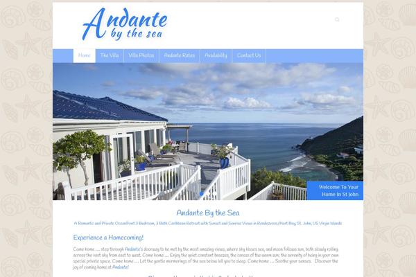 andante theme websites examples