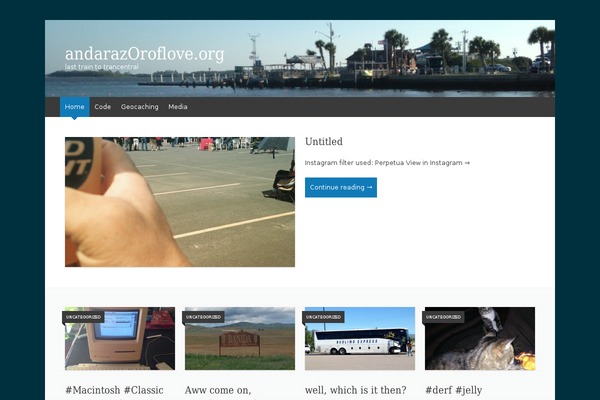 WordPress website example screenshot