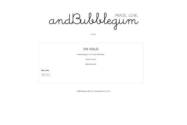andbubblegum.com site used Sleek
