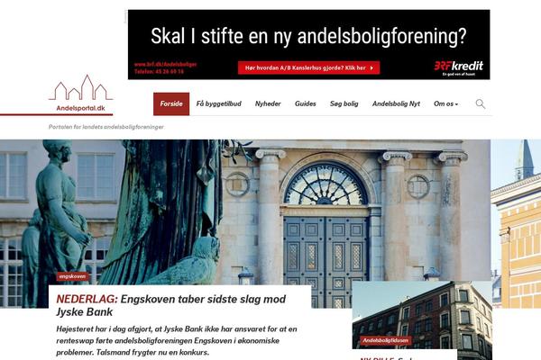 andelsportal.dk site used Andelsportal