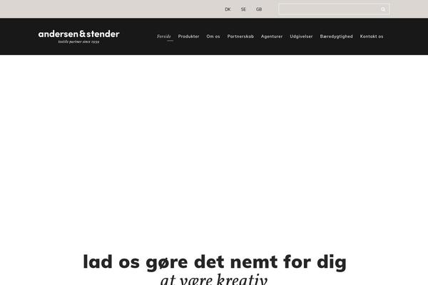 andersen-stender.dk site used Wp_suarez