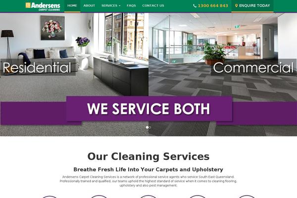 andersenscarpetcleaning.com.au site used Andclean-theme