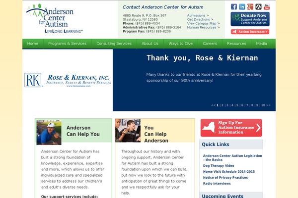 WordPress website example screenshot