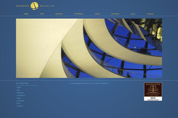 andersondailey.com site used Anderson-dailey
