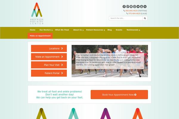WordPress website example screenshot