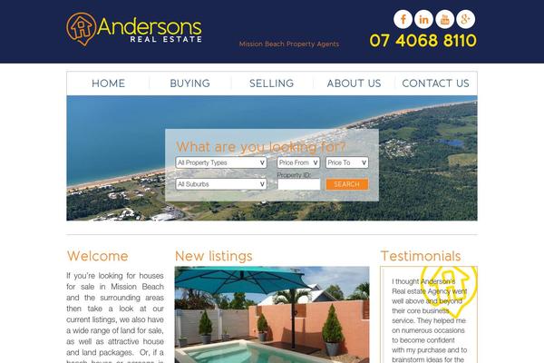 andersons theme websites examples