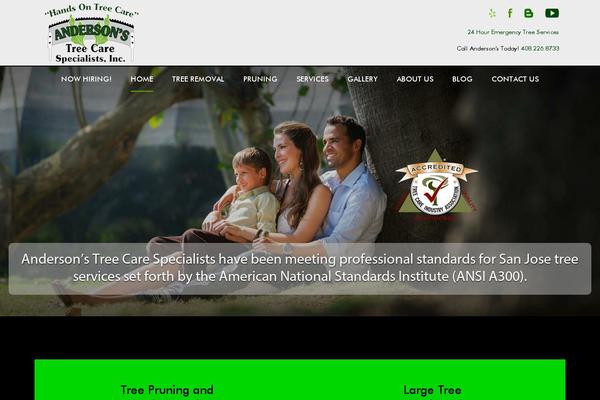 andersonstreecare.com site used Pixelwebsource