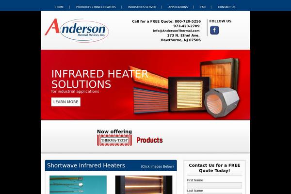 andersonthermal.com site used Andersonthermal