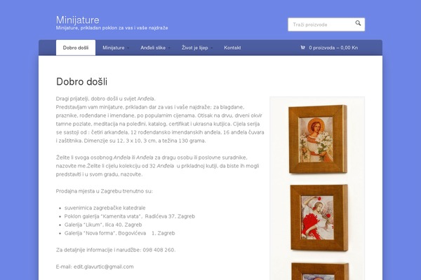 Wootique theme site design template sample