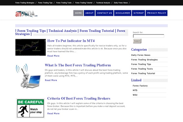 Salient theme site design template sample
