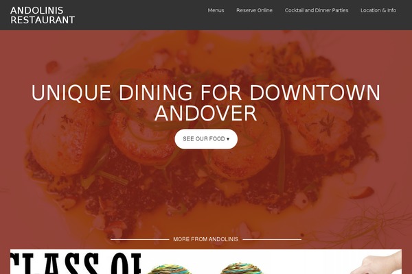 andolinisrestaurant.com site used Agency Pro