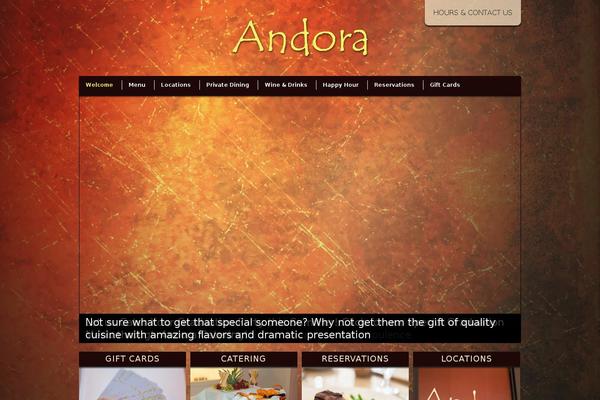 andorarestaurant.com site used Andora