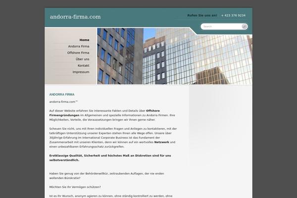 WordPress website example screenshot