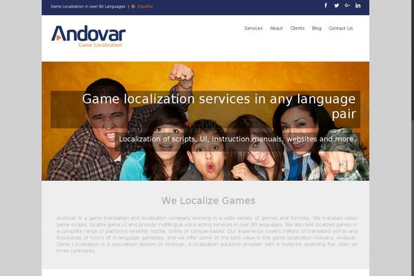 WordPress website example screenshot