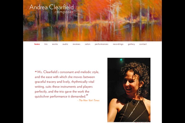 andreaclearfield.com site used Clearfield