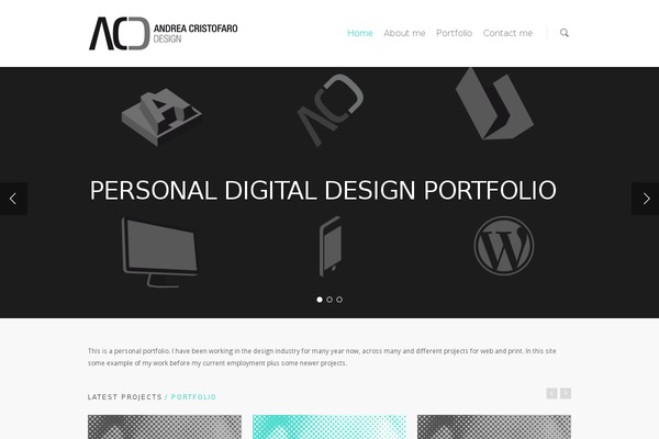 WordPress website example screenshot