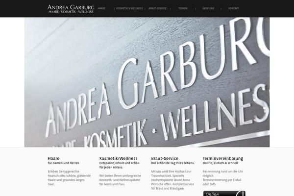 andreagarburg.de site used Whiteblack