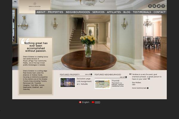 andreahanak.com site used Andrea-hanak