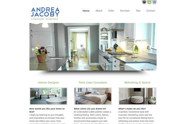 Andrea theme site design template sample