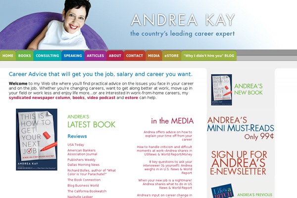 Andrea theme site design template sample