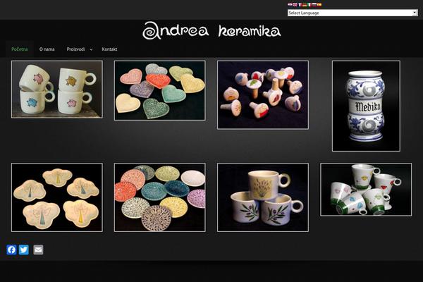 andreakeramika.com site used Evolution_theme