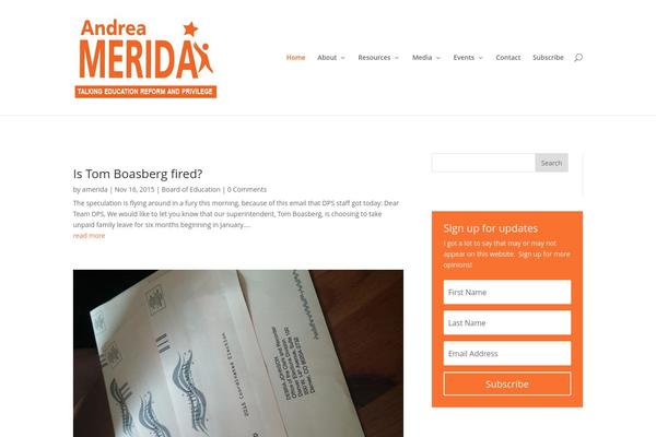 WordPress website example screenshot