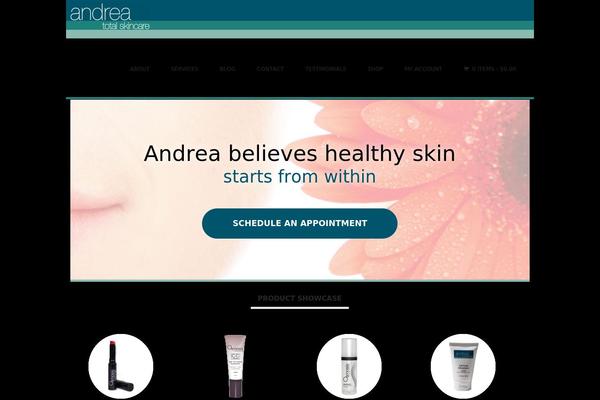 andreatotalskincare.com site used Hustle-new