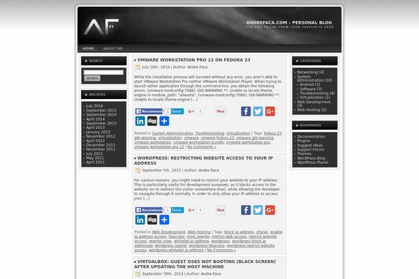 andrefaca.com site used 2k11