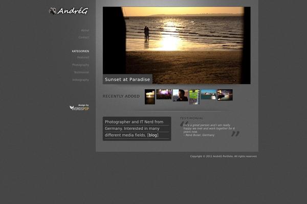 Fotofolio-landscape theme site design template sample