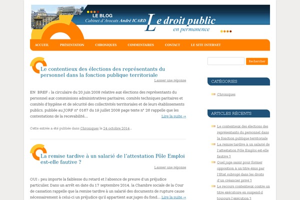 andreicard.fr site used Blog_icard