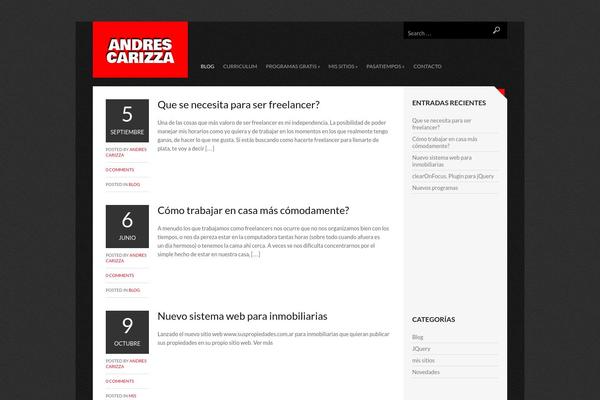 andrescarizza.com.ar site used Ajaxify