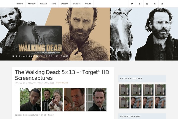 andrew-lincoln.com site used Wp09_sin21
