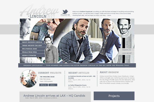 andrew-lincoln.net site used P3