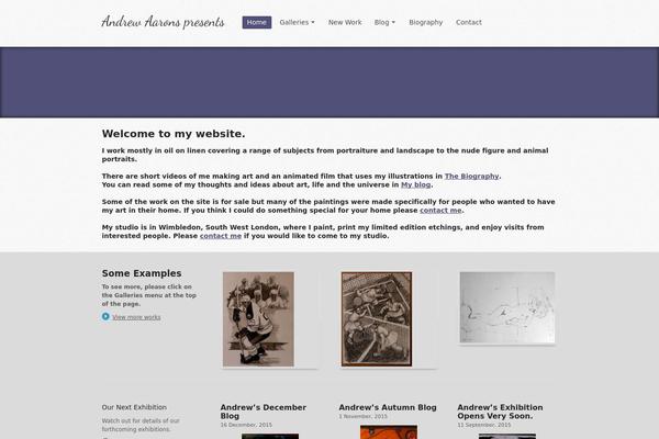Whitelight theme site design template sample