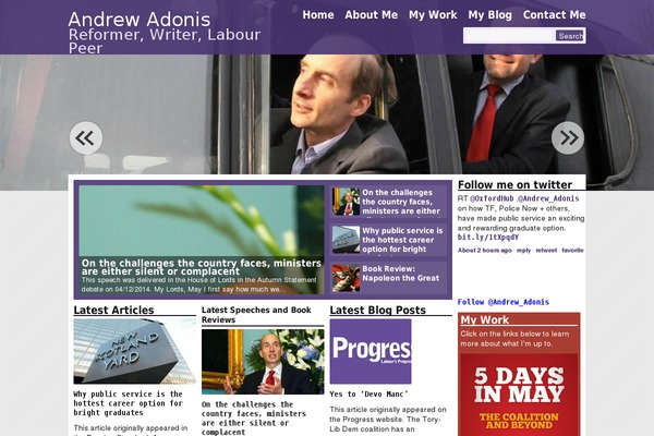 andrewadonis.com site used Andrewadonis