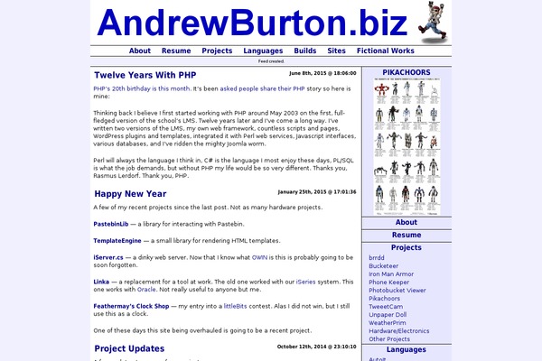 Andrew theme site design template sample