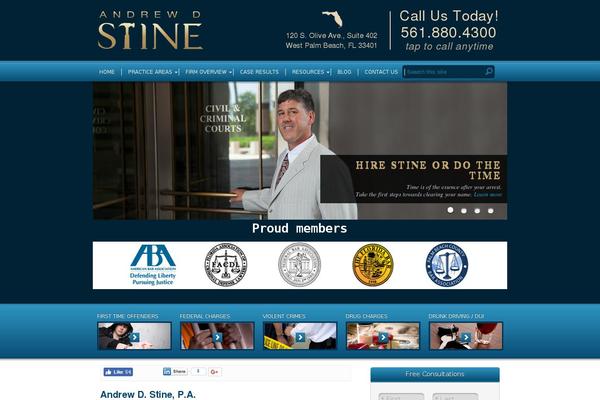 andrewdstine.com site used Andrewdstine