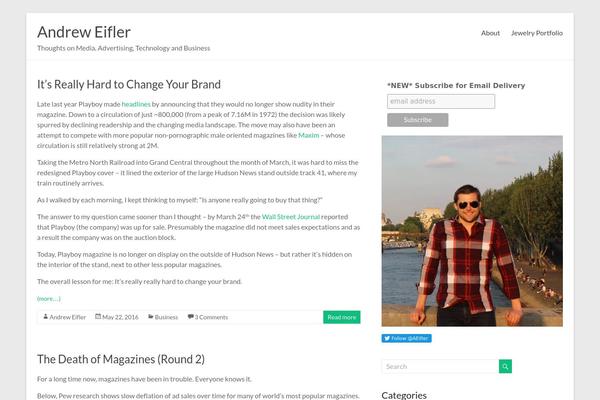 Spacious theme site design template sample