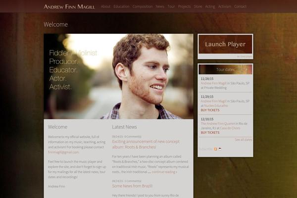 andrewfinnmagill.com site used Andrewfinnmagill