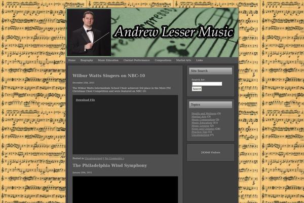 WordPress website example screenshot