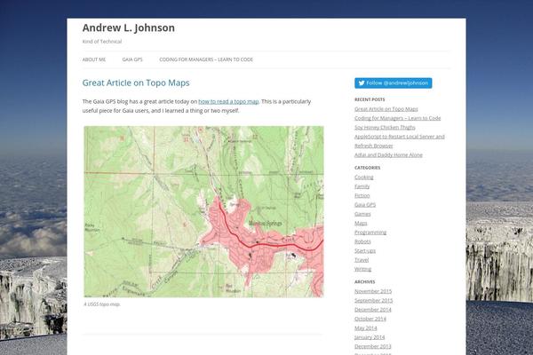 WordPress website example screenshot