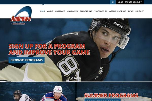 andrewshockey.ca site used Octopus