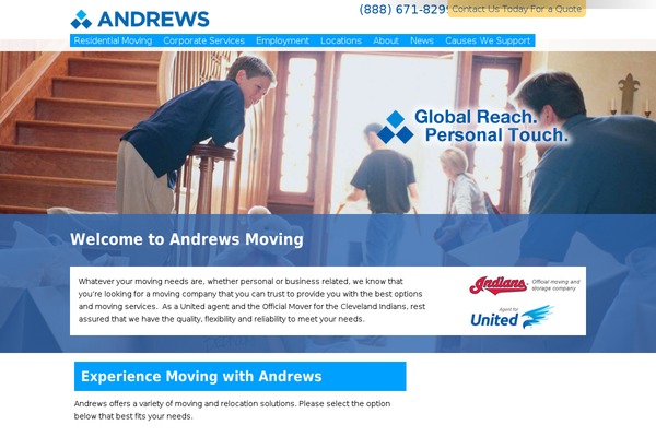 andrewsmoving.com site used Andrews