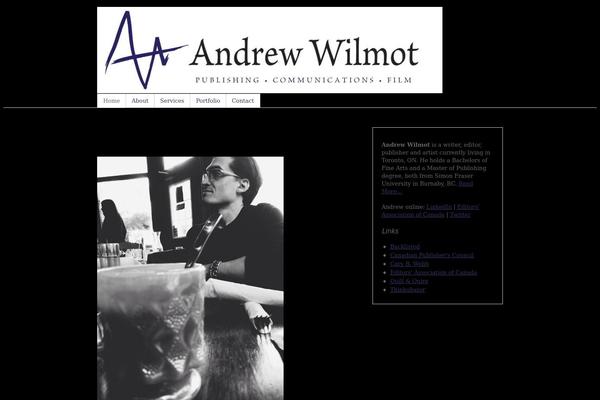 andrewwilmot.ca site used Thematic-child